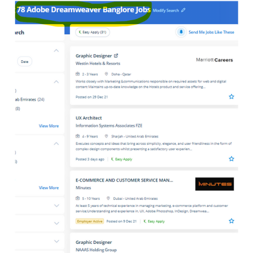 Adobe Dreamweaver internship jobs in Winterthur