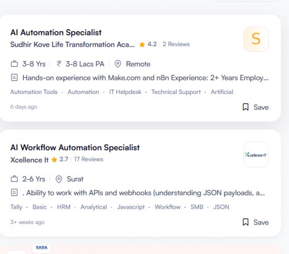 AI WhatsApp Automation internship jobs in Schaffhausen