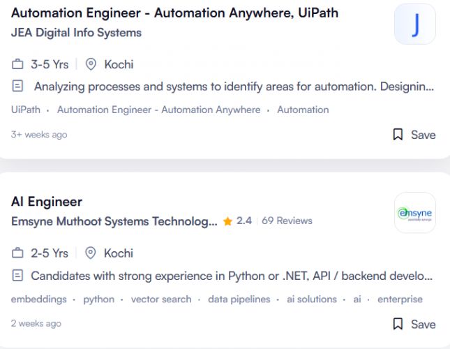 AI Workflow Automation internship jobs in Biel