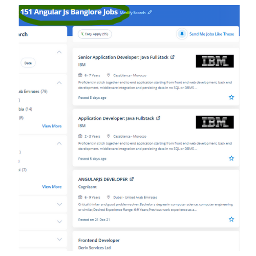 Angular JS internship jobs in Neuchatel