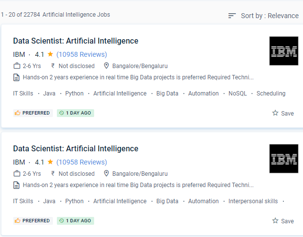 Artificial Intelligence internship jobs in Zurich