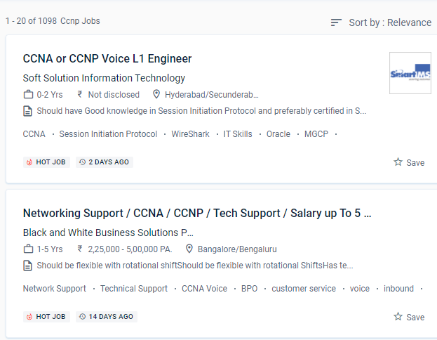 CCNP internship jobs in Neuchatel