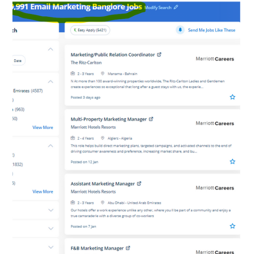 Email Marketing internship jobs in Biel