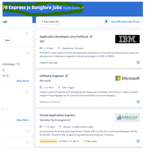 Express JS internship jobs in Lausanne