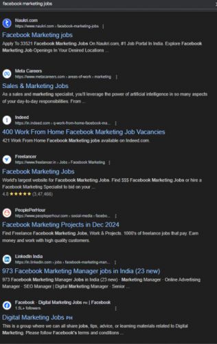 Facebook Marketing internship jobs in Bern