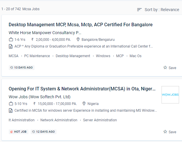 MCSA internship jobs in Chur