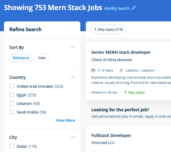Mern Stack Development internship jobs in Thun