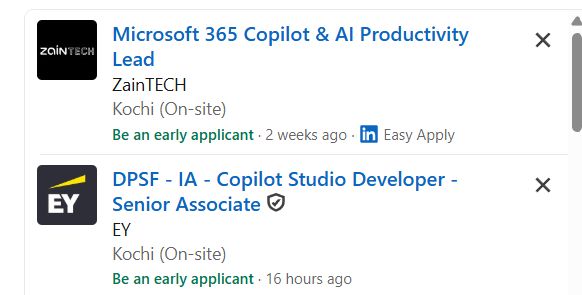 Microsoft Copilot & AI Productivity internship jobs in Winterthur