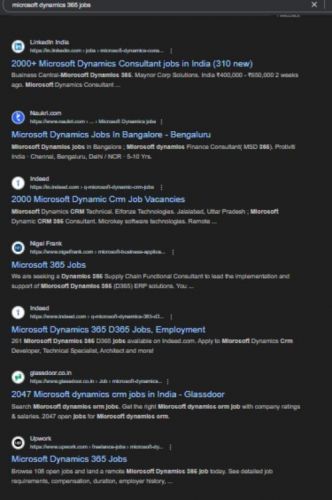 Microsoft Dynamics 365 internship jobs in Solothurn