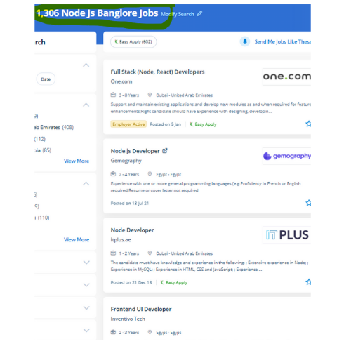 Node JS internship jobs in Lausanne