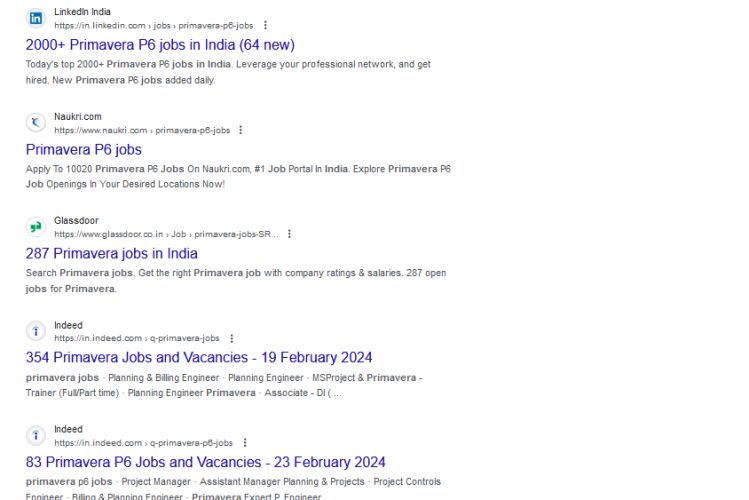 Primavera internship jobs in Chur