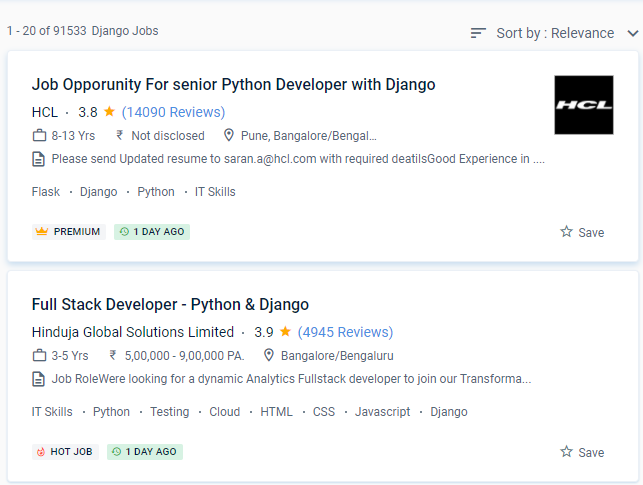 Python/Django internship jobs in Chur
