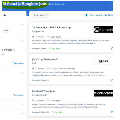 React JS internship jobs in Lugano