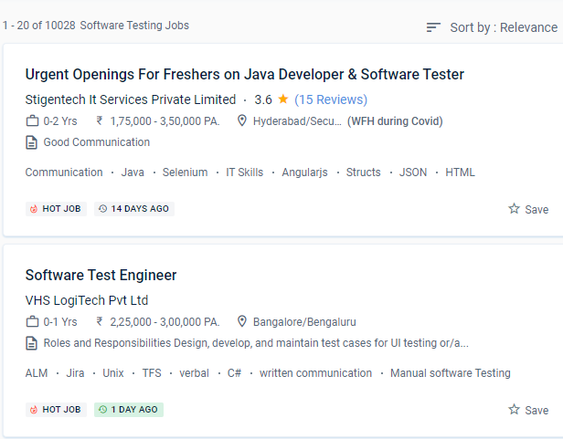 Software Testing internship jobs in Neuchatel