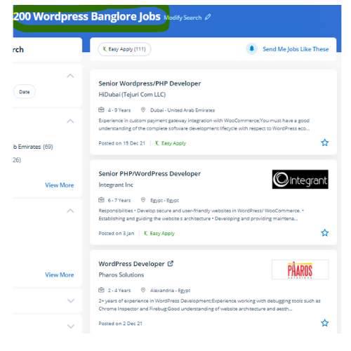 Wordpress internship jobs in Koniz